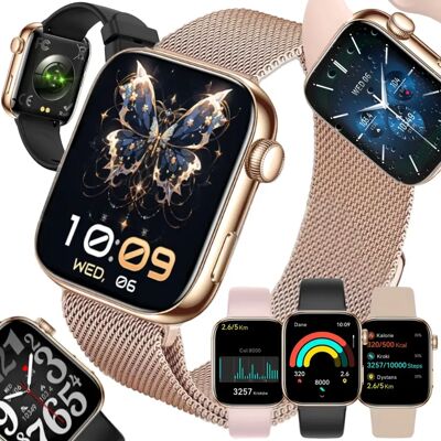 Lewer Smartwatch Damski Zegarek Rozmowy Menu Pl Zdrowie Hd Amoled 1,85' 4 Paski Lewer Smartwatch Damski Zegarek Rozmowy Menu Pl Zdrowie Hd Amoled 1,85' 4 Paski