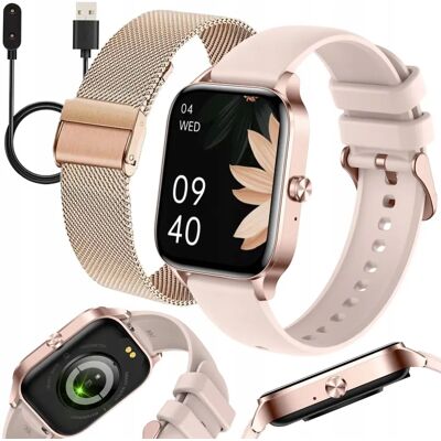 Lewer Smartwatch Zegarek Damski Pro Srebrny Rozmowy Powiadomienia Dla Kobiety Pl Lewer Smartwatch Zegarek Damski Pro Srebrny Rozmowy Powiadomienia Dla Kobiety Pl