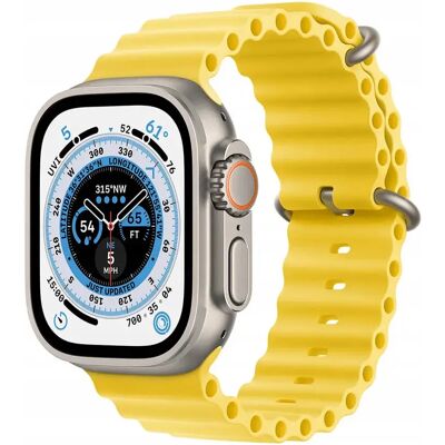 Apple Watch Ultra Gps+lte 49mm Pasek Ocean Żółty Apple Watch Ultra Gps+lte 49mm Pasek Ocean Żółty