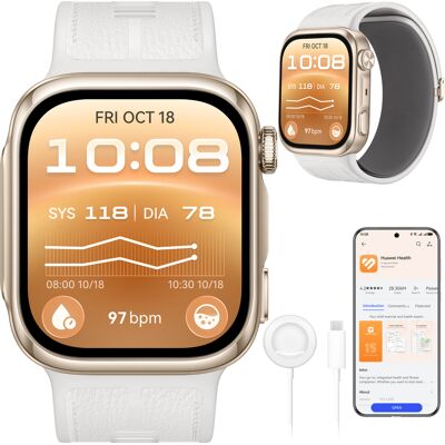 Smartwatch Huawei Watch D3 Biały Pomiar Ciśnienia Lekki Zegarek Ekg Amoled Smartwatch Huawei Watch D3 Biały Pomiar Ciśnienia Lekki Zegarek Ekg Amoled