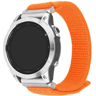 Sportowy pasek nylonowy Garmin 26mm pomarańczowy Sportowy pasek nylonowy Garmin 26mm pomarańczowy