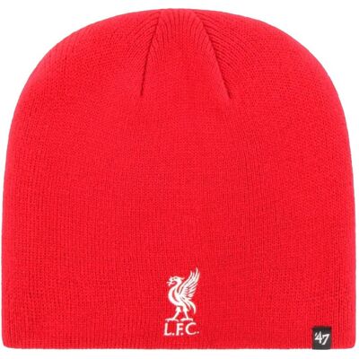 47 Brand EPL Liverpool FC Hat EPL-BIN04ACE-RDB, męska czapka czerwona 47 Brand EPL Liverpool FC Hat EPL-BIN04ACE-RDB, męska czapka czerwona