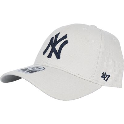 47 Brand, New York Yankees MVP Cap B-MVP17WBV-BN, Kobieta/Mężczyzna, Czapka z daszkiem, Beżowa 47 Brand, New York Yankees MVP Cap B-MVP17WBV-BN, Kobieta/Mężczyzna, Czapka z daszkiem, Beżowa