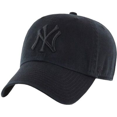 47 Brand New York Yankees MVP Cap B-RGW17GWSNL-BKF, Kobieta, Czapka z daszkiem, Czarna 47 Brand New York Yankees MVP Cap B-RGW17GWSNL-BKF, Kobieta, Czapka z daszkiem, Czarna