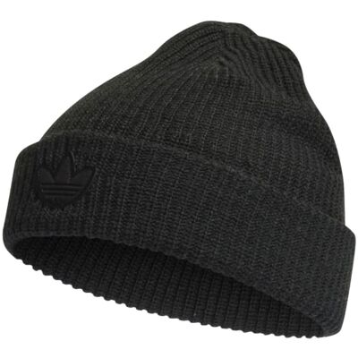 Adidas Adicolor Contempo Short Beanie HM1721, Mężczyzna, Czapka, Czarny Adidas Adicolor Contempo Short Beanie HM1721, Mężczyzna, Czapka, Czarny