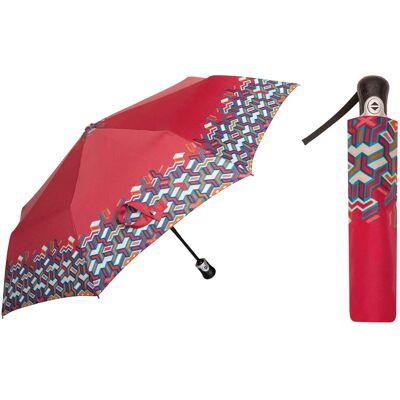 Automatyczna parasolka damska marki Parasol, skórzana rączka Automatyczna parasolka damska marki Parasol, skórzana rączka
