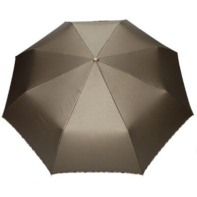 Automatyczna polska parasolka damska Parasol Carbon Steel metaliczny brązowy Automatyczna polska parasolka damska Parasol Carbon Steel metaliczny brązowy