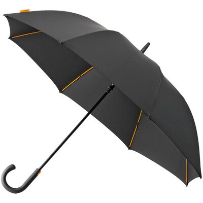 Automatyczny Długi Parasol Marki Impliva, Wiatroodporny, Czarny Automatyczny Długi Parasol Marki Impliva, Wiatroodporny, Czarny