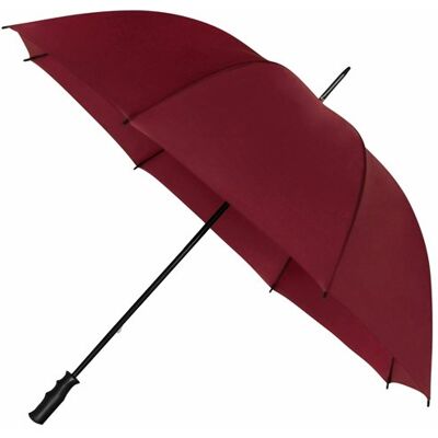 Impliva Bardzo Duży Parasol Damski W Kolorze Bordowym, Lekki Impliva Bardzo Duży Parasol Damski W Kolorze Bordowym, Lekki