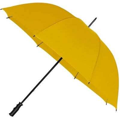 Impliva Bardzo duży parasol damski w kolorze żółtym, lekki Impliva Bardzo duży parasol damski w kolorze żółtym, lekki