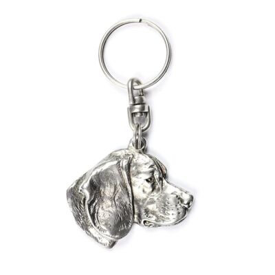 Inny producent Beagle - posrebrzany brelok z psem w pudełku ozdobnym, ozdoba torebki, zawieszka do plecaka marki Art-Dog Inny producent Beagle - posrebrzany brelok z psem w pudełku ozdobnym, ozdoba torebki, zawieszka do plecaka marki Art-Dog