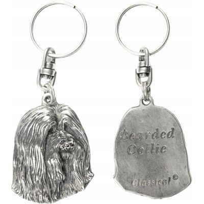 inna (Inny) Bearded Collie, Highland Collie - Posrebrzany Brelok Z Psem W Pudełku Ozdobnym, Ozdoba Torebki, Zawieszka Do Plecaka Marki Art-Dog inna (Inny) Bearded Collie, Highland Collie - Posrebrzany Brelok Z Psem W Pudełku Ozdobnym, Ozdoba Torebki, Zawieszka Do Plecaka Marki Art-Dog