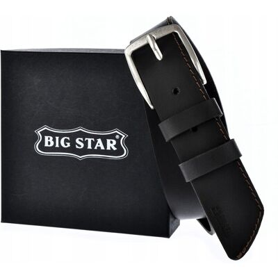 BIG STAR PASEK MĘSKI SKÓRZANY KK675102 CZARNY 95 BIG STAR PASEK MĘSKI SKÓRZANY KK675102 CZARNY 95