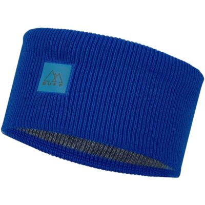 Buff CrossKnit Headband 1264847201000, damska opaska niebieska Buff CrossKnit Headband 1264847201000, damska opaska niebieska