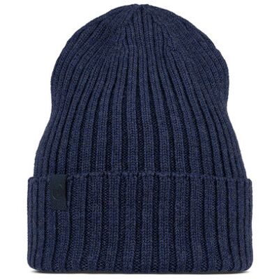 Buff czapka z wełny merino knitted Norval midnight blue Buff czapka z wełny merino knitted Norval midnight blue