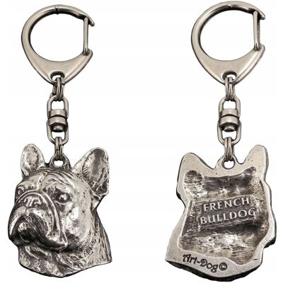 inna (Inny) Buldog Francuski Ii - Posrebrzany Brelok Do Kluczy Z Psem W Pudełku Prezentowym, Ozdoba Torebki, Zawieszka Do Plecaka Marki Art-Dog inna (Inny) Buldog Francuski Ii - Posrebrzany Brelok Do Kluczy Z Psem W Pudełku Prezentowym, Ozdoba Torebki, Zawieszka Do Plecaka Marki Art-Dog