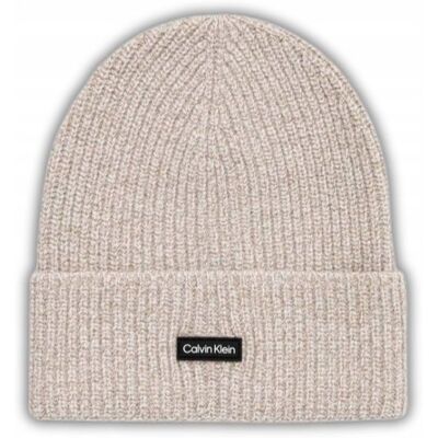 Calvin Klein DADDY WOOL BEANIE BEŻOWA (K50K510984-YAH) Calvin Klein DADDY WOOL BEANIE BEŻOWA (K50K510984-YAH)