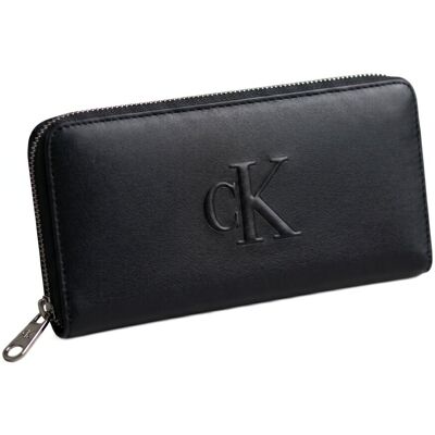 Calvin Klein Portfel Damski Duży Czarny Logo Skóra Ekologiczna Premium Calvin Klein Portfel Damski Duży Czarny Logo Skóra Ekologiczna Premium