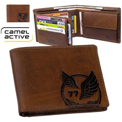 Camel Active Nepal 280-702-29 Skórzany Portfel Męski Rfid Brązowy Camel Active Nepal 280-702-29 Skórzany Portfel Męski Rfid Brązowy