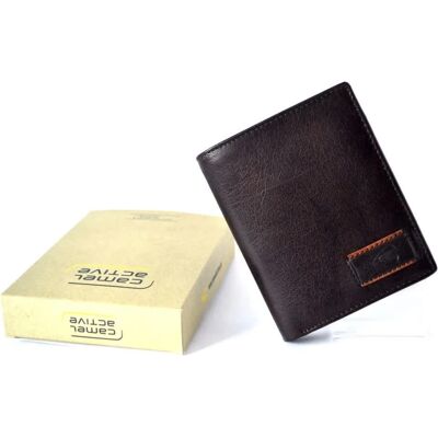 Camel Active Skórzany Portfel Męski Ciemny Brąz 250 705 29 Camel Active Skórzany Portfel Męski Ciemny Brąz 250 705 29