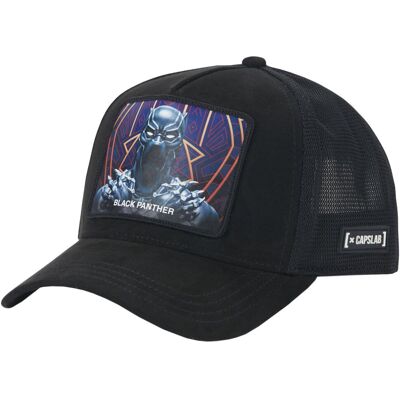 Capslab Marvel Black Panther Cap CL-MAR7-1-PCT-BPA, Mężczyzna, Czapka z daszkiem, Czarny Capslab Marvel Black Panther Cap CL-MAR7-1-PCT-BPA, Mężczyzna, Czapka z daszkiem, Czarny