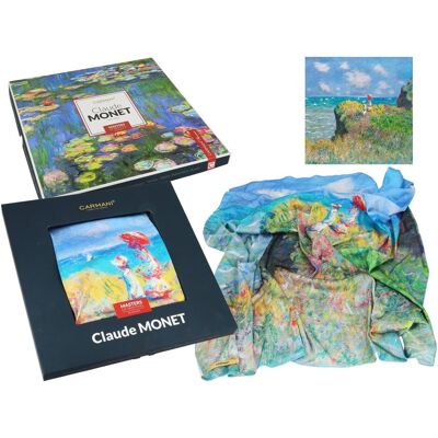 Chusta - C. Monet, Spacer po klifie w Pourville (CARMANI) Chusta - C. Monet, Spacer po klifie w Pourville (CARMANI)