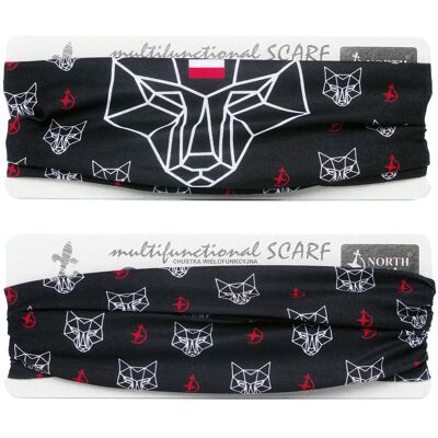 Inny producent Chusta - Komin wielofunkcyjna Wolf Spirit PL Inny producent Chusta - Komin wielofunkcyjna Wolf Spirit PL