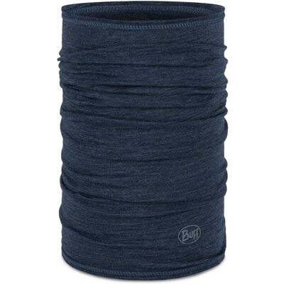 Chusta wielofunkcyjna z wełny merynosów Buff Merino Lightweight Solid Night Blue Chusta wielofunkcyjna z wełny merynosów Buff Merino Lightweight Solid Night Blue