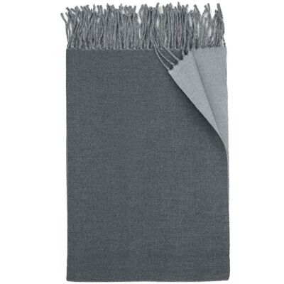 Szaleo Ciepły klasyczny dwukolorowy szal z frędzlami Double classic sz23440-9 Szaleo Ciepły klasyczny dwukolorowy szal z frędzlami Double classic sz23440-9