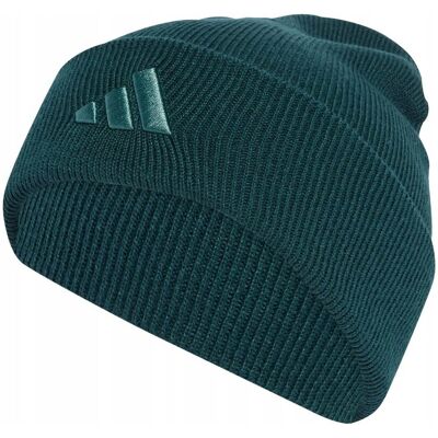 Czapka adidas New Logo Beanie Cuff zielona JX5747 Dorośli M/L Czapka adidas New Logo Beanie Cuff zielona JX5747 Dorośli M/L