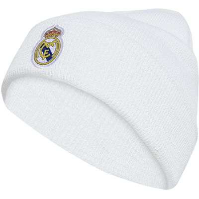 Czapka adidas Real Madryt Woolie JX3209 biały OSFM Czapka adidas Real Madryt Woolie JX3209 biały OSFM