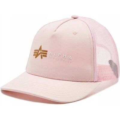 Czapka Alpha Industries Alpha Label Trucker Cap 106901 640 Różowa Czapka Alpha Industries Alpha Label Trucker Cap 106901 640 Różowa