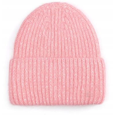 Majka Czapka Beanie Damska Wełniana Wełna Zimowa Na Zimę 60% Angora Brzoskwinia Majka Czapka Beanie Damska Wełniana Wełna Zimowa Na Zimę 60% Angora Brzoskwinia