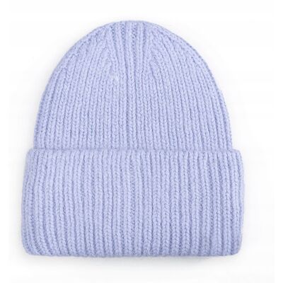 Majka Czapka Beanie Damska Wełniana Wełna Zimowa Na Zimę 60% Angora Lawendowa Majka Czapka Beanie Damska Wełniana Wełna Zimowa Na Zimę 60% Angora Lawendowa