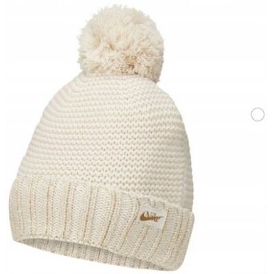 Czapka Beżowa Zimowa z Pomponem Nike DO8199-104 r. Uniwersalny Beanie Czapka Beżowa Zimowa z Pomponem Nike DO8199-104 r. Uniwersalny Beanie