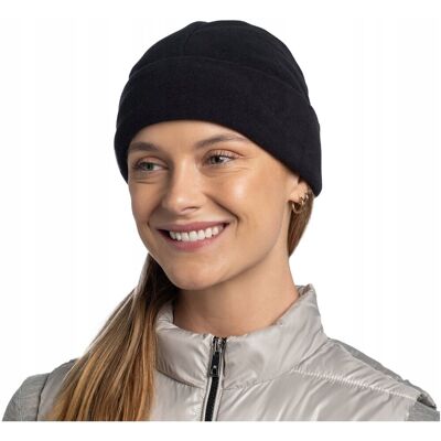 Czapka BUFF POLAR PRINTS BEANIE SOLID BLACK one size Czapka BUFF POLAR PRINTS BEANIE SOLID BLACK one size