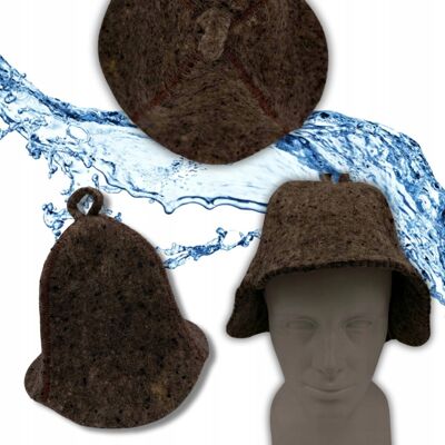 Inny producent Czapka do Sauny - (naturalna) 100 % wełna owcza BRAZOWA Inny producent Czapka do Sauny - (naturalna) 100 % wełna owcza BRAZOWA