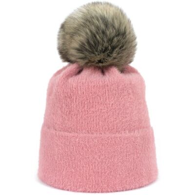 Czapka Model Soft Fluff Pink - Art of polo - uniwersalny Art of polo Czapka Model Soft Fluff Pink - Art of polo - uniwersalny Art of polo