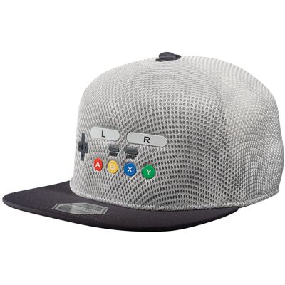 DIFUZED Czapka Nintendo - Snes Inspired Seamless Flatbill DIFUZED Czapka Nintendo - Snes Inspired Seamless Flatbill