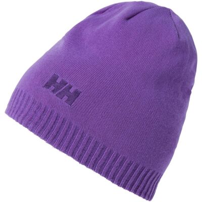 Czapka Unisex Helly Hansen Brand Beanie Fioletowa Czapka Unisex Helly Hansen Brand Beanie Fioletowa