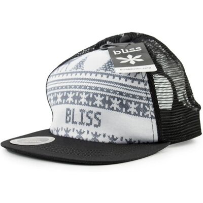 Czapka unisex Level Bliss trucker przewiewna prosty daszek Czapka unisex Level Bliss trucker przewiewna prosty daszek