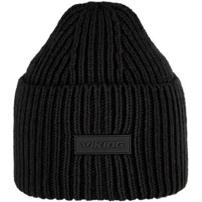 Czapka Viking Froja Life Style Czarna Unisex Uniwersalna Wełna Czapka Viking Froja Life Style Czarna Unisex Uniwersalna Wełna