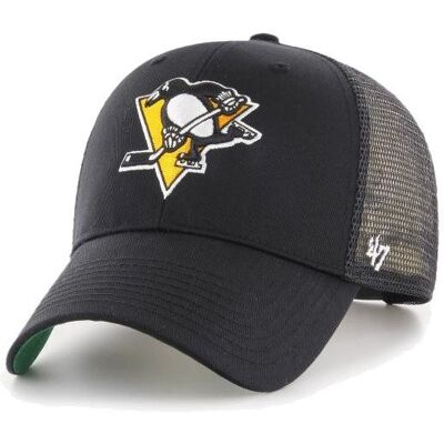 Czapka z daszkiem 47 Brand NHL Pittsburgh Penguins Branson Trucker czarna - H-BRANS15CTP-BKB Czapka z daszkiem 47 Brand NHL Pittsburgh Penguins Branson Trucker czarna - H-BRANS15CTP-BKB