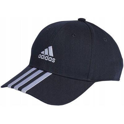 Czapka z daszkiem adidas 3-Stripes Cotton Twill Baseball granatowa II3510 M Czapka z daszkiem adidas 3-Stripes Cotton Twill Baseball granatowa II3510 M