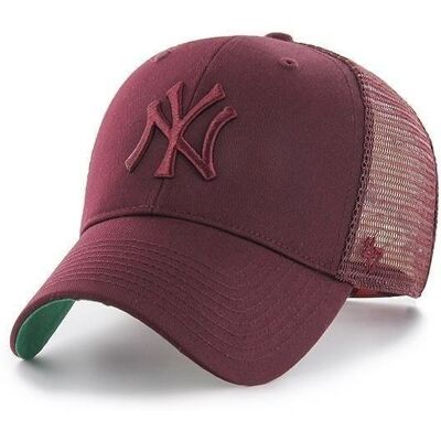 Czapka Z Daszkiem Bejsbolowa 47 Brand Ny Yankees Branson Trucker Bordo Czapka Z Daszkiem Bejsbolowa 47 Brand Ny Yankees Branson Trucker Bordo
