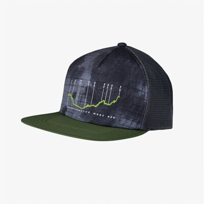 Czapka z daszkiem BUFF EXPLORE TRUCKER CAP BONSY GRAPHITE L/XL Czapka z daszkiem BUFF EXPLORE TRUCKER CAP BONSY GRAPHITE L/XL