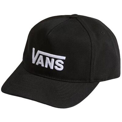 Czapka Z Daszkiem Dziecięca Vans Drop V Ii Logo Snapback Black Vn000q19blk1. Os Czapka Z Daszkiem Dziecięca Vans Drop V Ii Logo Snapback Black Vn000q19blk1. Os