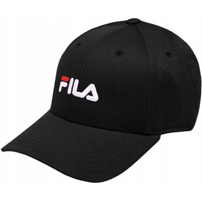 Czapka z daszkiem Fila Brasov 6 czarna FCU0019 80010 Czapka z daszkiem Fila Brasov 6 czarna FCU0019 80010