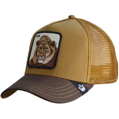 Czapka Z Daszkiem Goorin Bros. The King Lion Trucker - 101-0388-Whiskey Czapka Z Daszkiem Goorin Bros. The King Lion Trucker - 101-0388-Whiskey