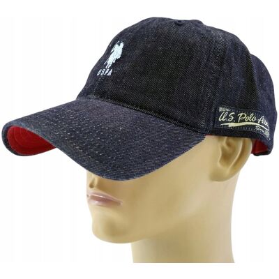 Czapka z daszkiem męska młodzieżowa U.S. Polo Assn. 54-59cm Haft Logo Lato Czapka z daszkiem męska młodzieżowa U.S. Polo Assn. 54-59cm Haft Logo Lato